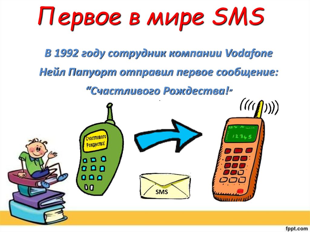 Доклад на тему смс сообщения 7 класс. Первые смс. Первое в мире SMS. CVC. Смс для презентации.