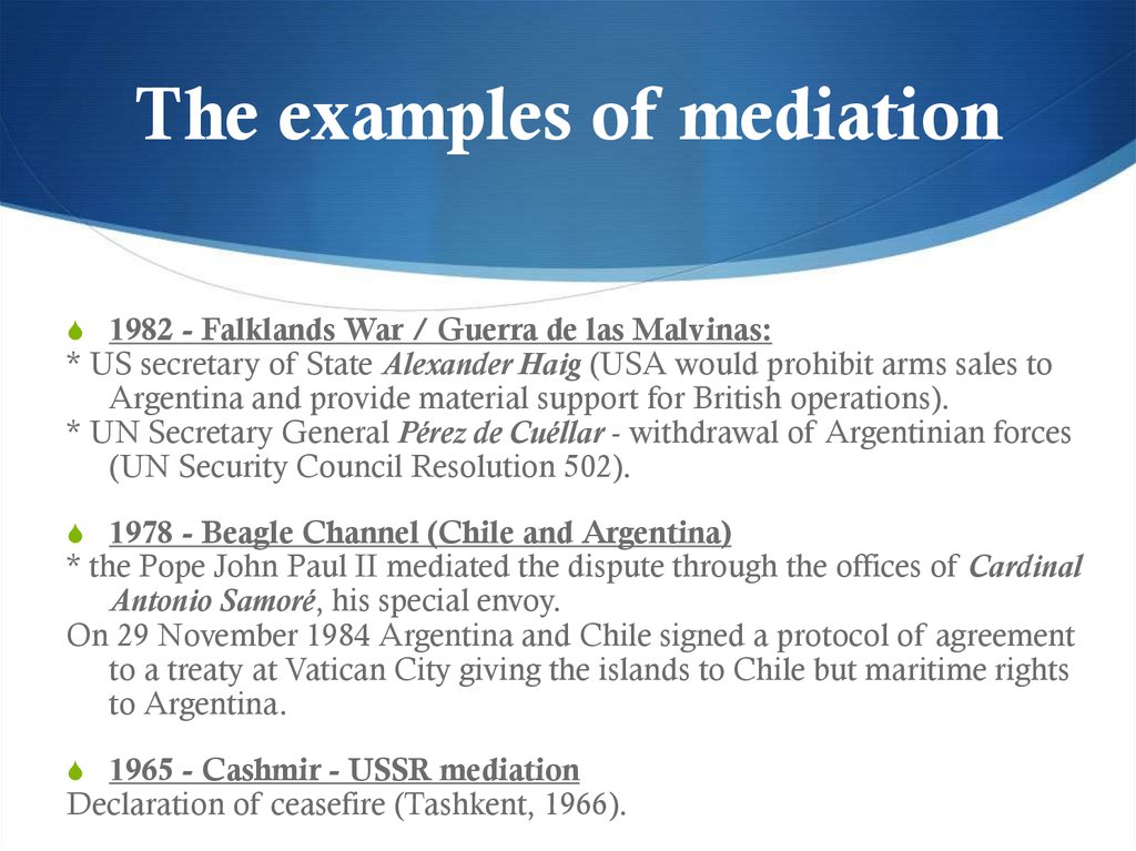 Mediation 