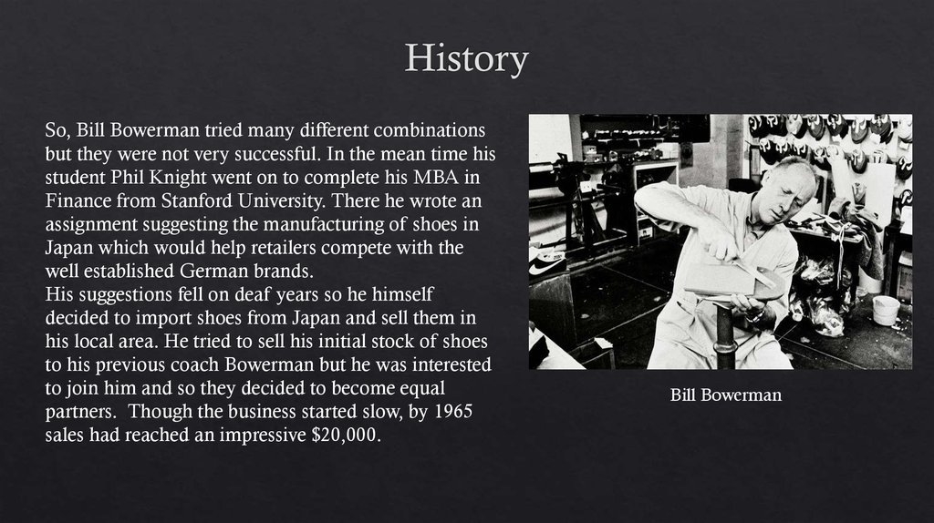 The success story of Nike company 