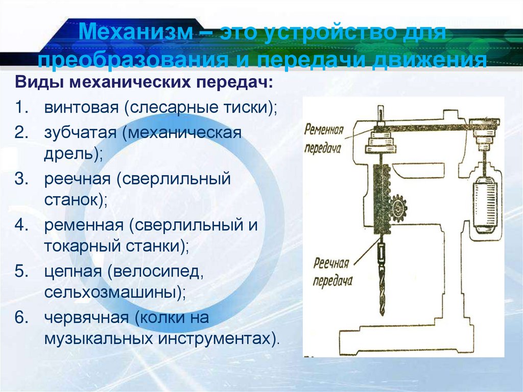 Благодаря этому механизму