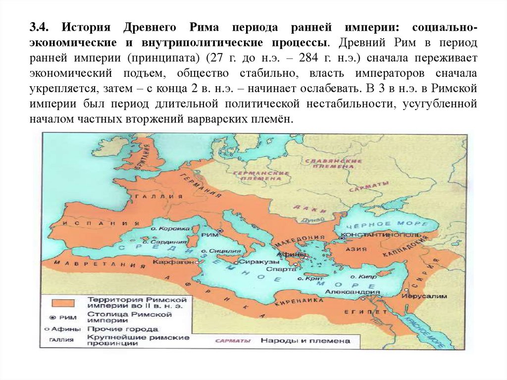 Поздняя римская империя презентация