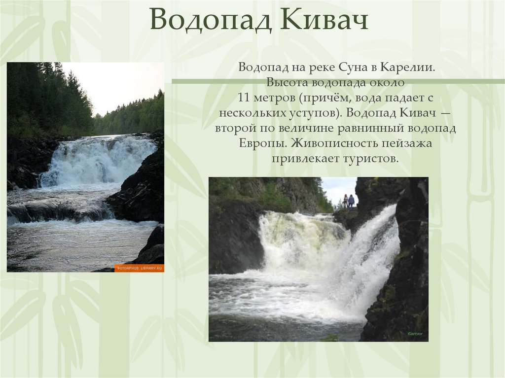 Кивач водопад карта