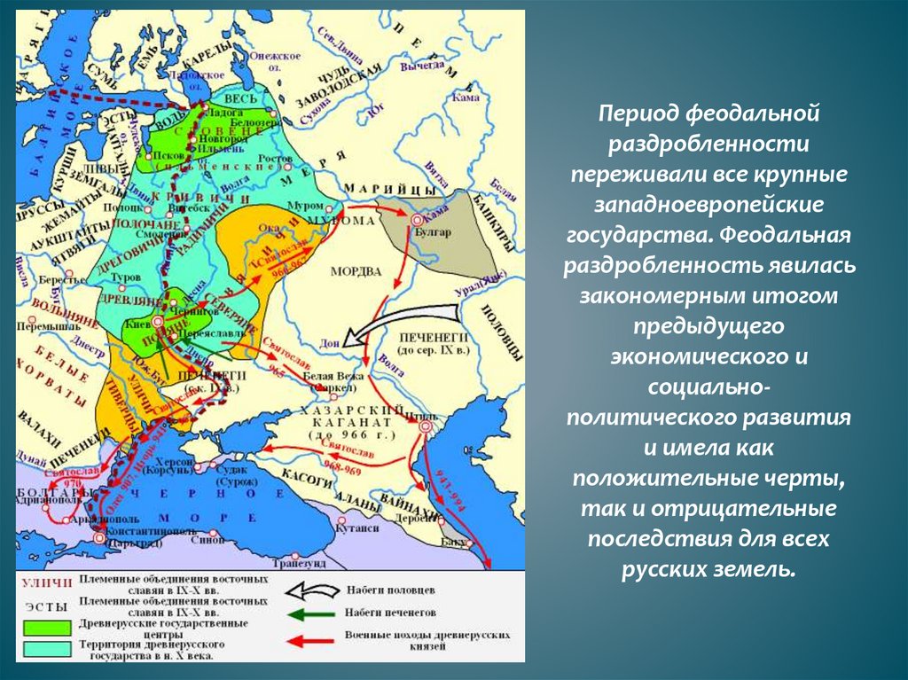 Раздробленность киевской руси