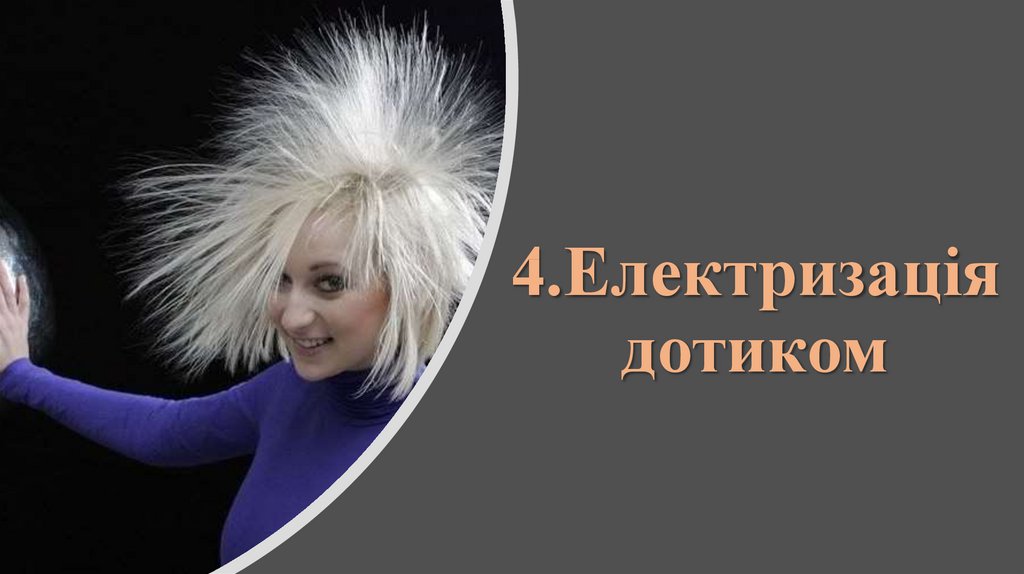 4.Електризація дотиком