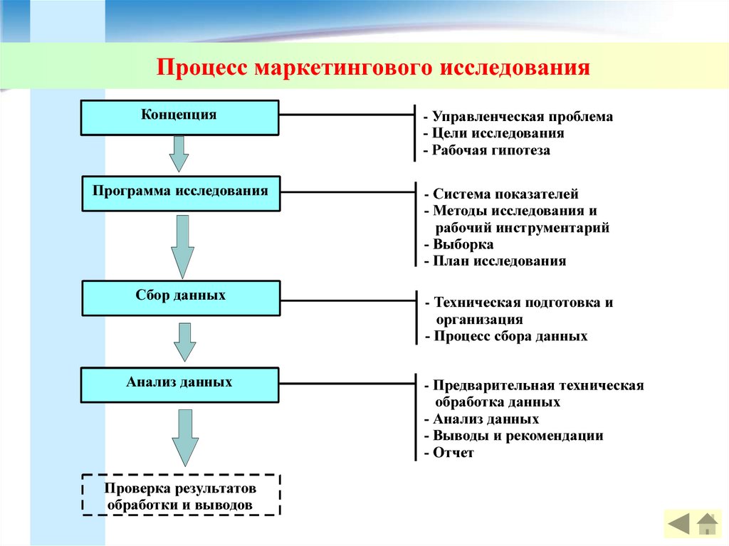 План проведения маркетингового исследования