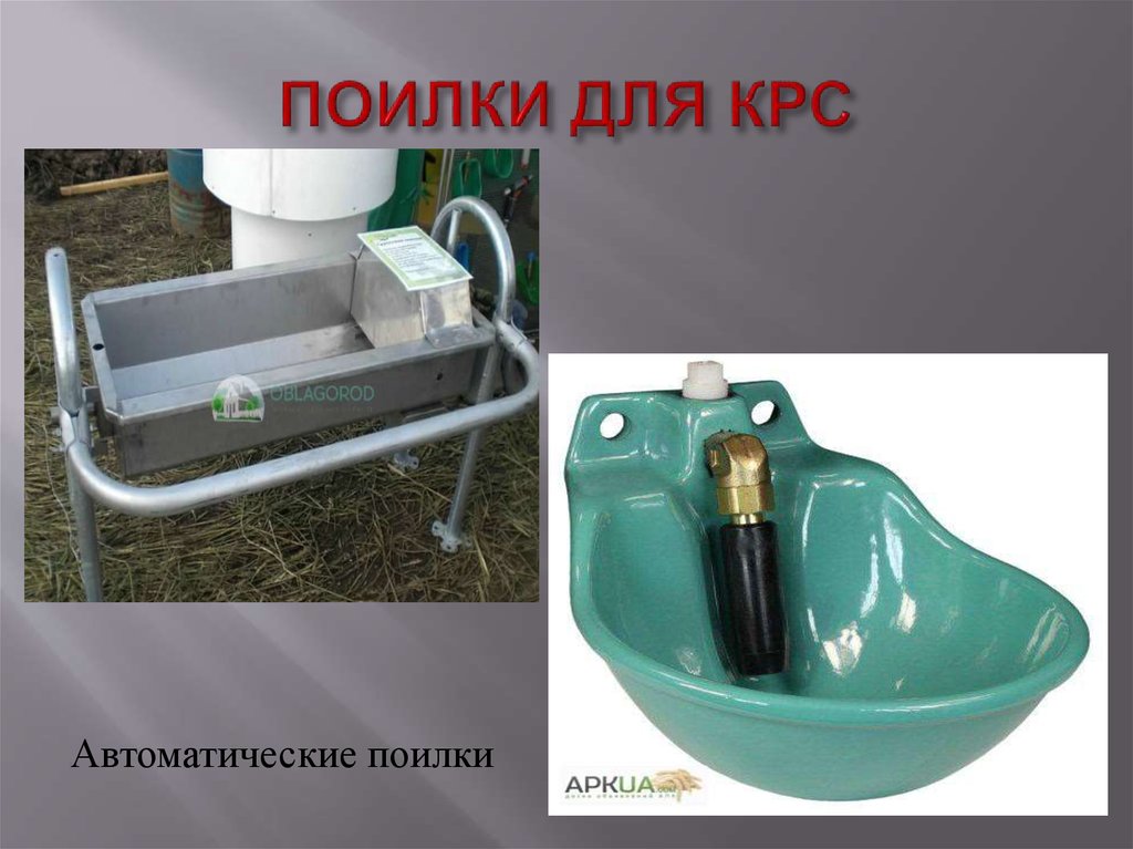 ПОИЛКИ ДЛЯ КРС
