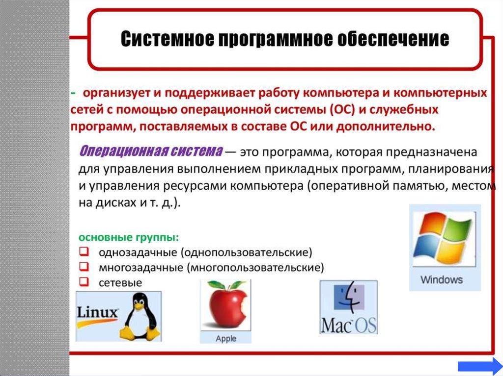 Системное программное обеспечение презентация