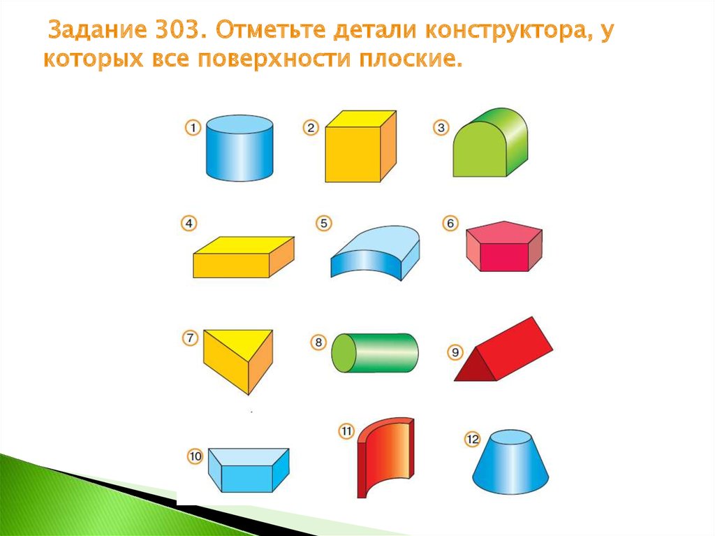 Поверхность фигуры. Плоская поверхность. Плоские поверхности фигур. Плоские поверхности и кривые поверхности.