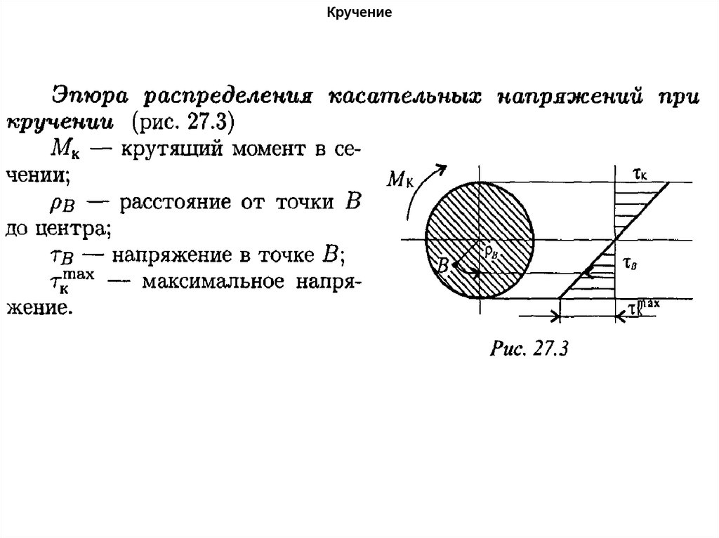 Кручение. Эпюры касательных напряжений при кручении. Эпюра напряжений при кручении. Касательные напряжения при кручении круглого вала. Сопротивление материалов кручение.