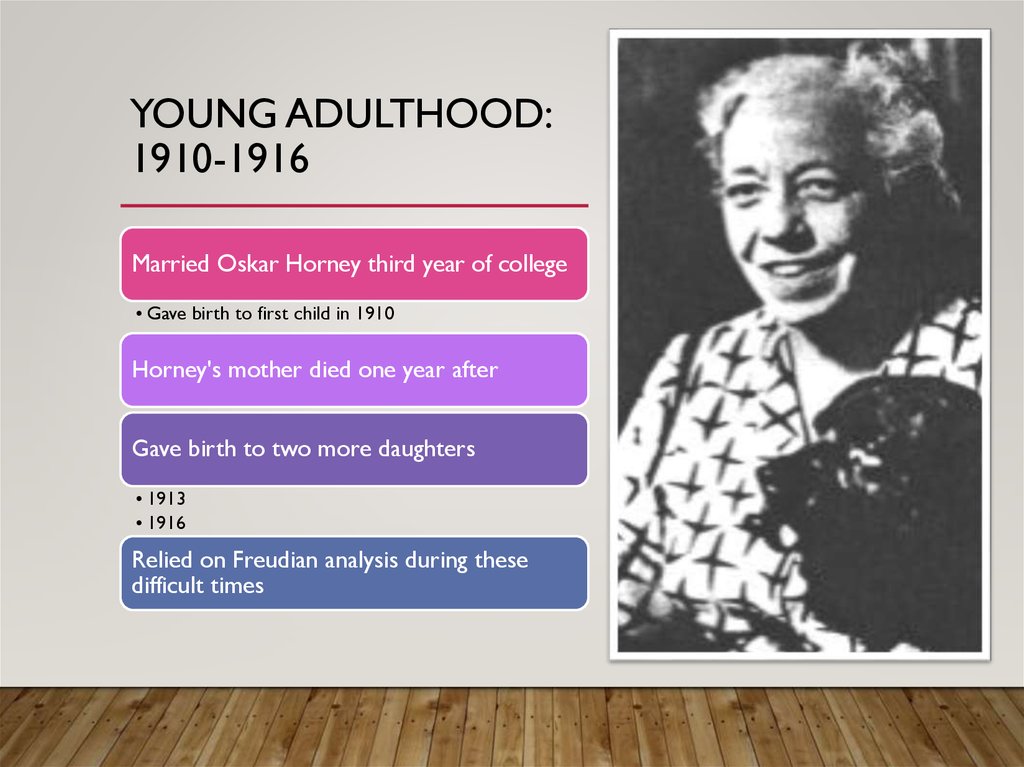 Young Adulthood: 1910-1916