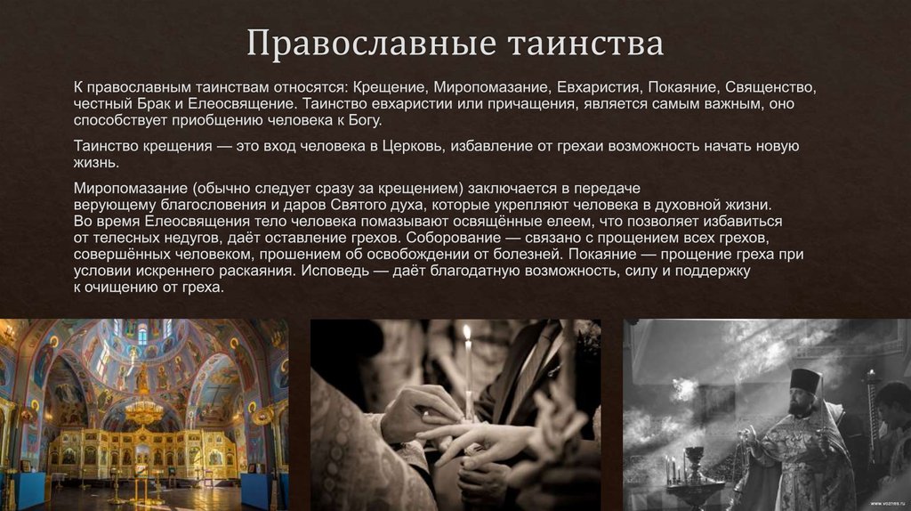 Православные таинства