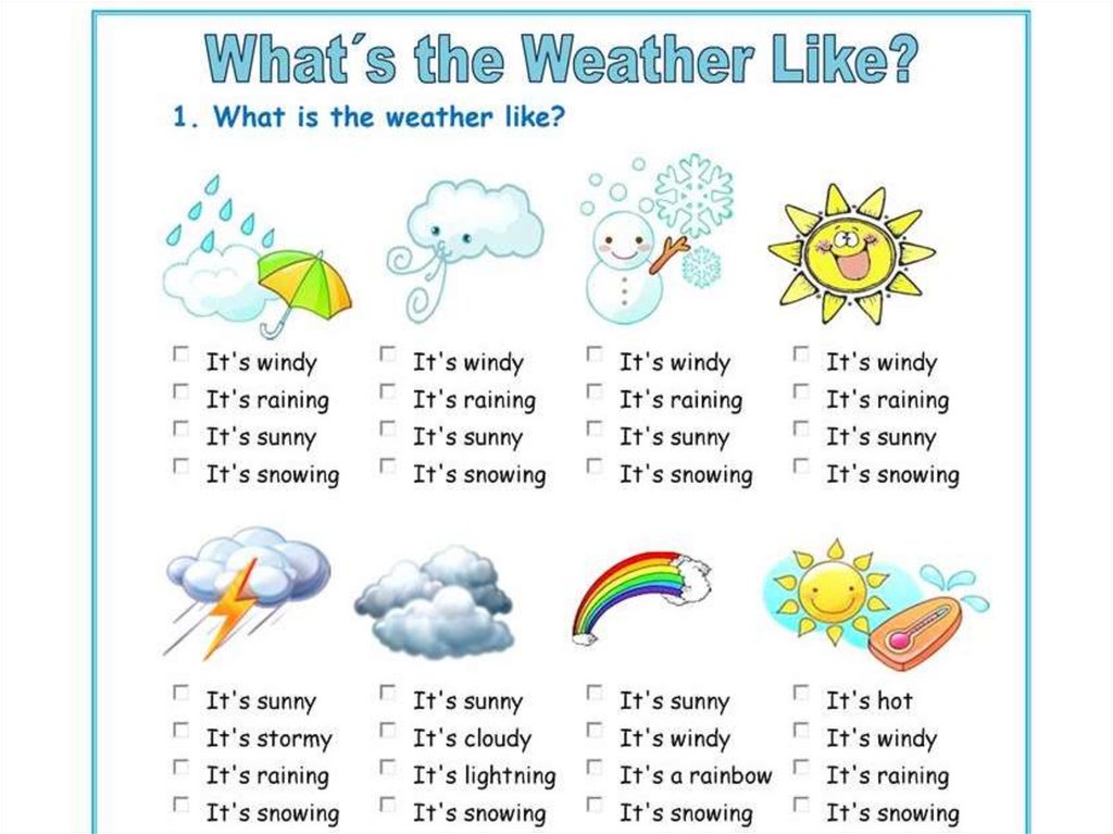 What's the weather like today? - online presentation what's the weather like today ielts
