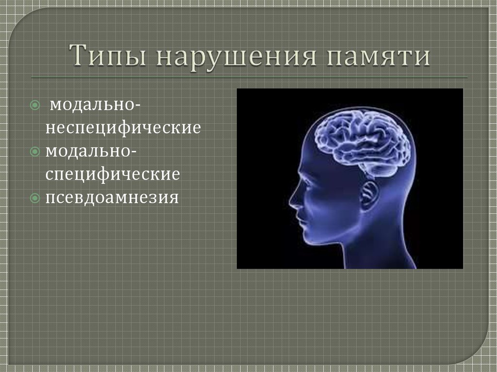 Психические нарушения памяти. Нарушение памяти презентация. Классификация расстройств памяти. Синдромы нарушения памяти. Нарушение памяти презентация по психологии.