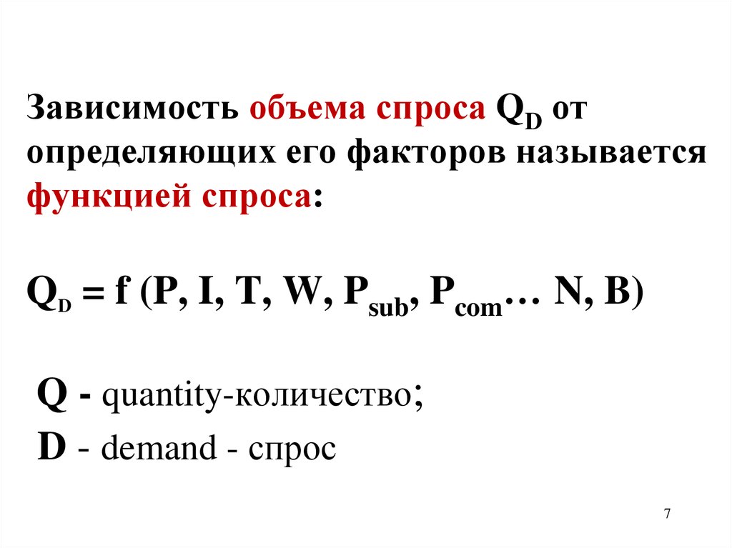 Зависимость объема спроса. Зависимость объема спроса от определяющих его факторов. Зависимость объема предложения от определяющих его факторов цены. QD F P. Зависимость объема q 5000-p.