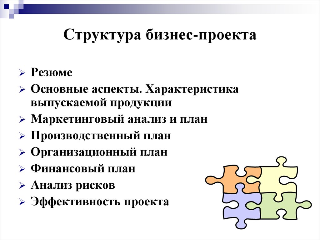 Структура проекта 9 класс