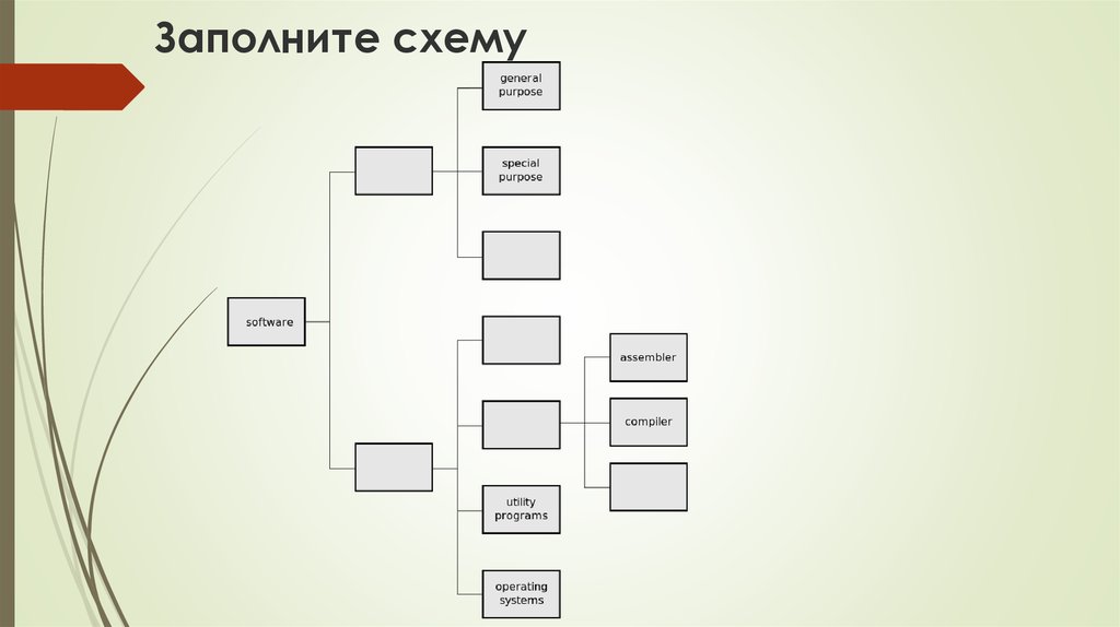 Кто жил в семье борьки заполните схему