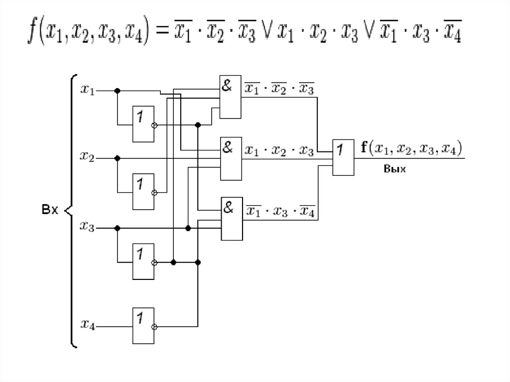 Построение комбинационных схем