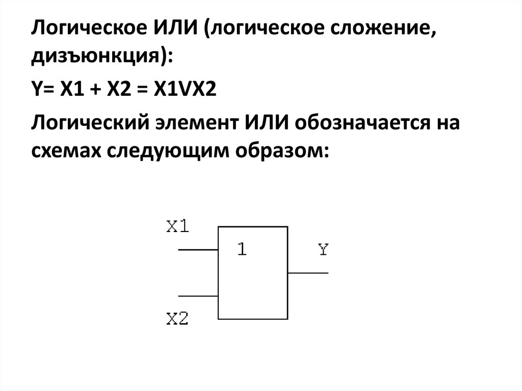 Если на входы логической схемы подана следующая комбинация входных параметров x1