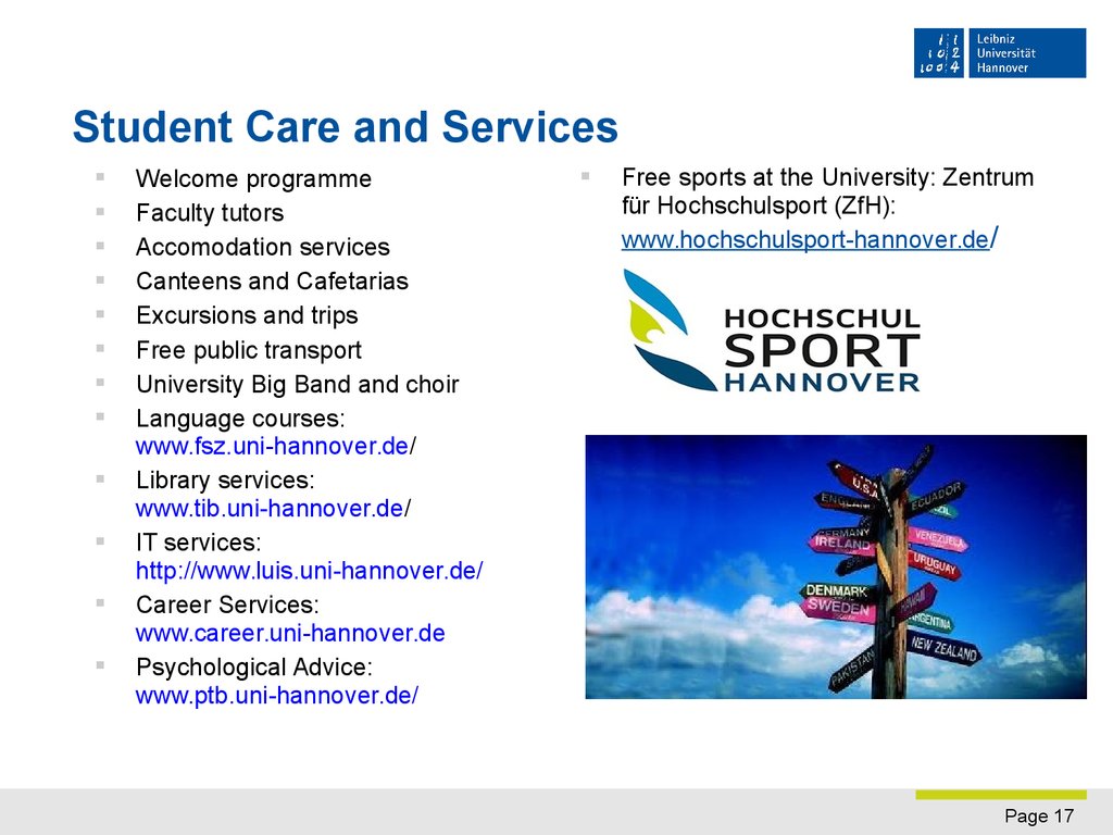 Student Care and Services