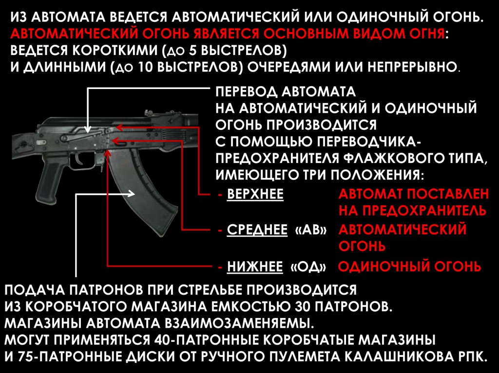 Работа автоматики основана на. Автомат Калашникова АК-47 предохранитель. АК 5.45 предохранитель.