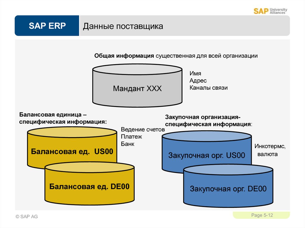 Данные поставщика. Балансовая единица SAP это. SAP ERP база данных. SAP управление материальными потоками. Мандант в SAP это.