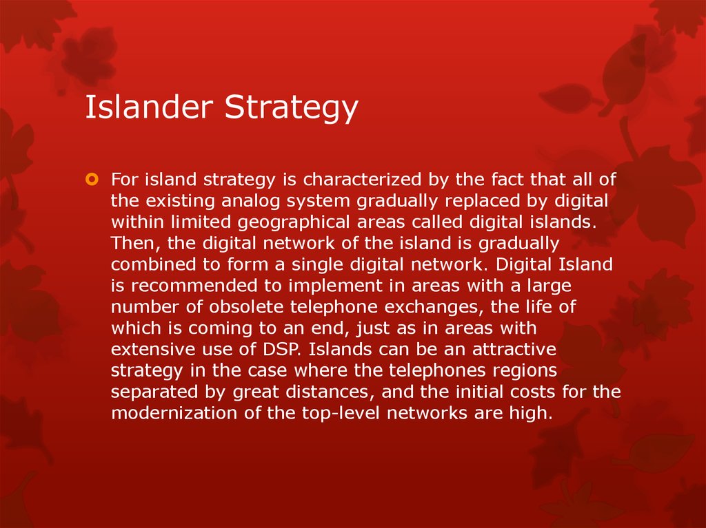 Islander Strategy