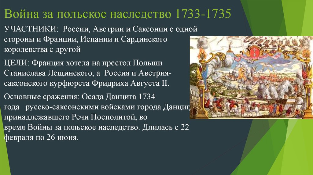 Презентация война за австрийское наследство