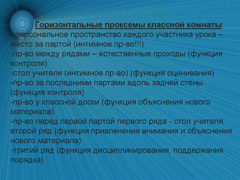 В каждом горизонтальном. Место урока в системе уроков что это. Функции персонального пространства. Место урока в учебном курсе. Функций участников урока (по в.и.Тюпе).