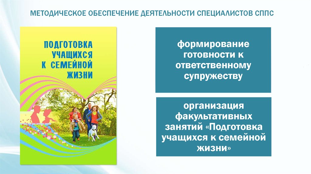 Учебно методическое обеспечение класса. Методическое обеспечение деятельности это. Подготовка школьников к семейной жизни. Специалисты СППС. СППС В школе методическое пособие.