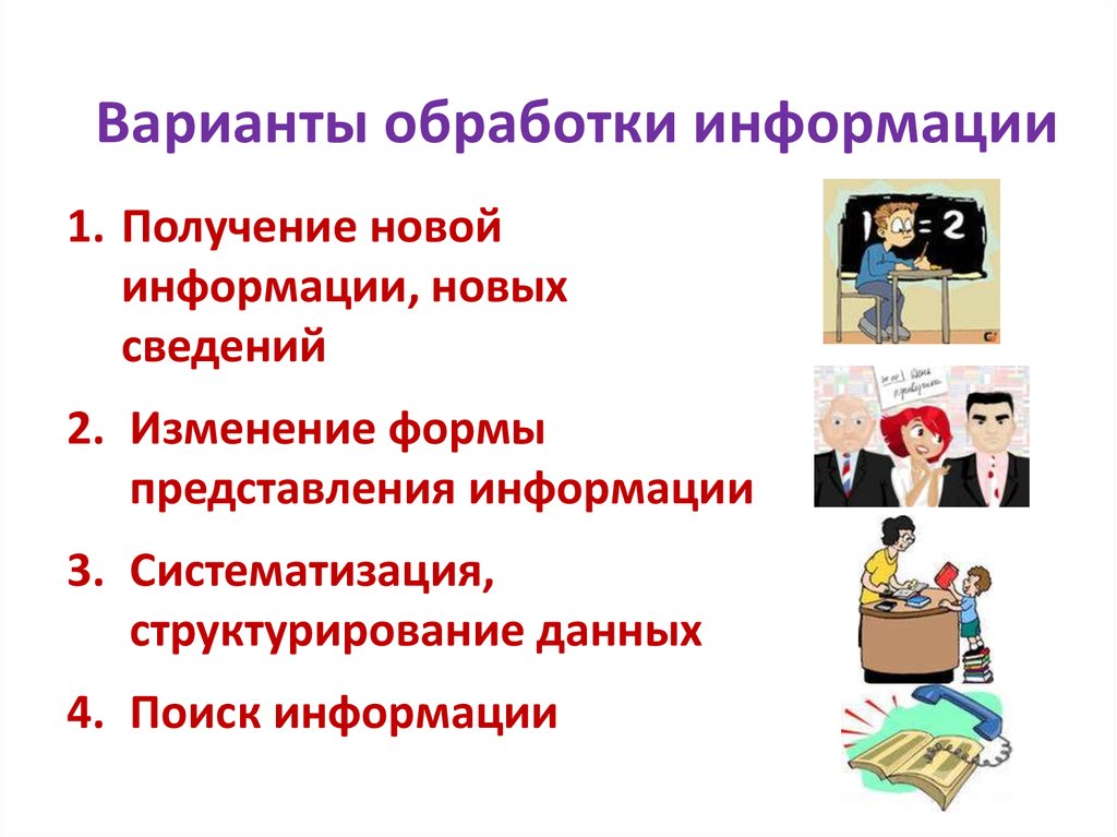 Классы информации