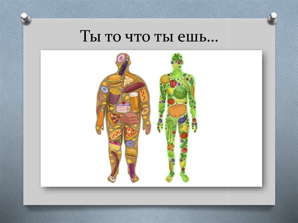 Ты то что ты ешь…