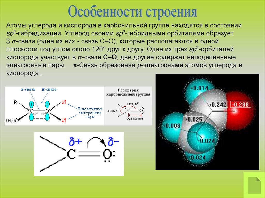 Особенности строения связанной воды. Sp2 гибридизация у альдегидов. Атомы углерода с sp²-гибридными орбиталями:. Электронное строение углерода в sp2. Sp2 гибридизация атома углерода.
