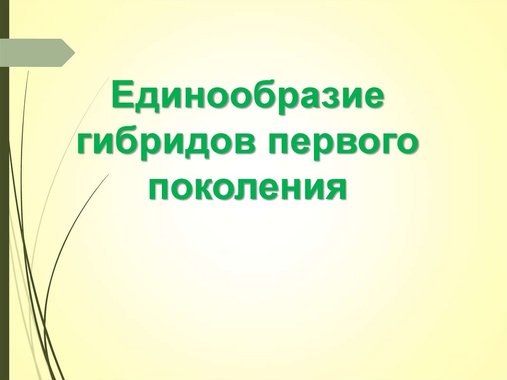 Презентация по теме моногибридное скрещивание 10 класс