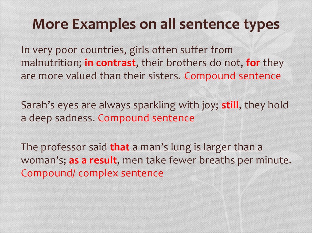 Types Of Sentences Prezentaciya Onlajn