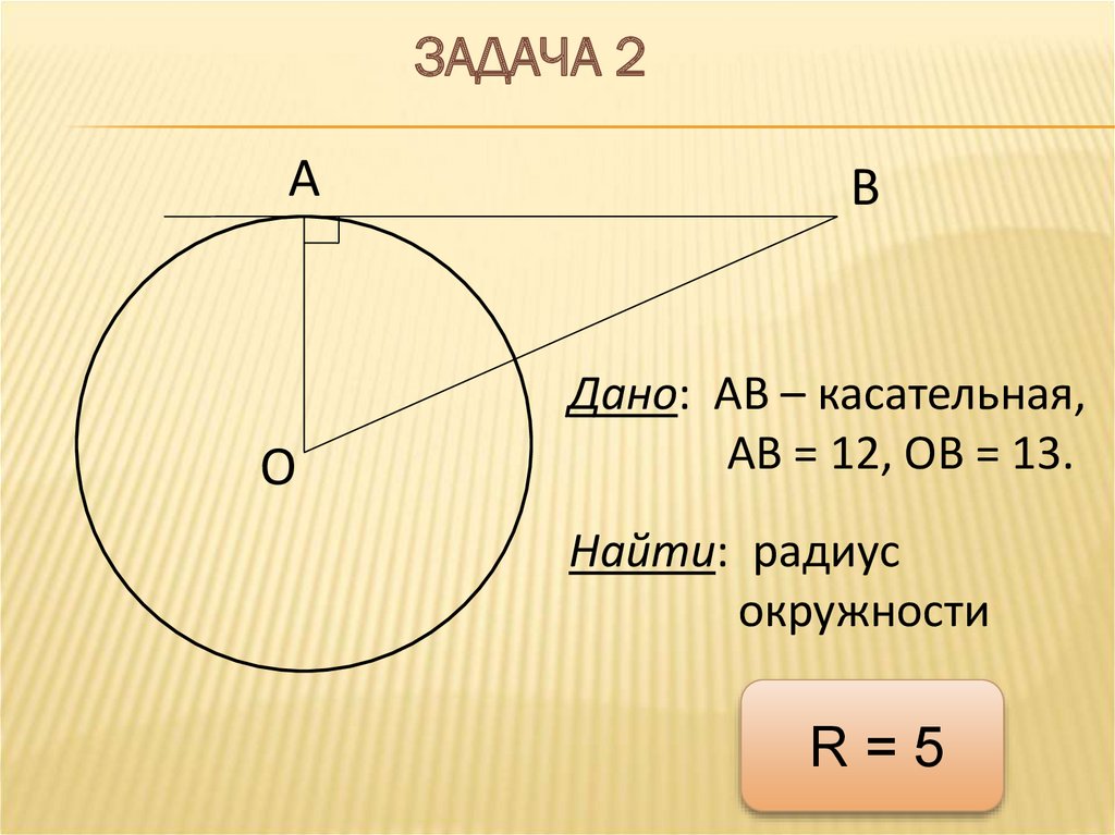 Радиус окружности фото