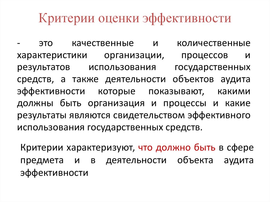 Критерии эффективной презентации