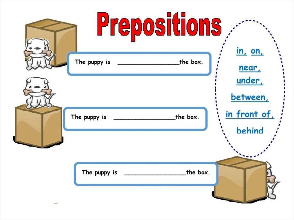 Prepositions of place презентация