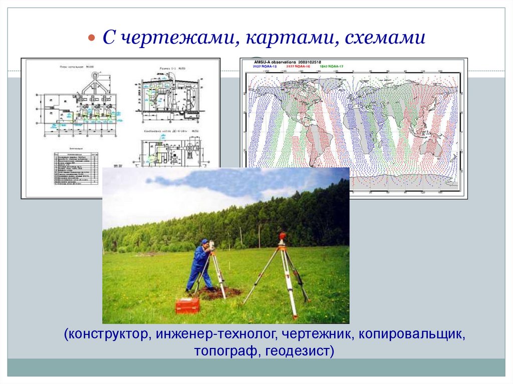 Профессии с чертежами