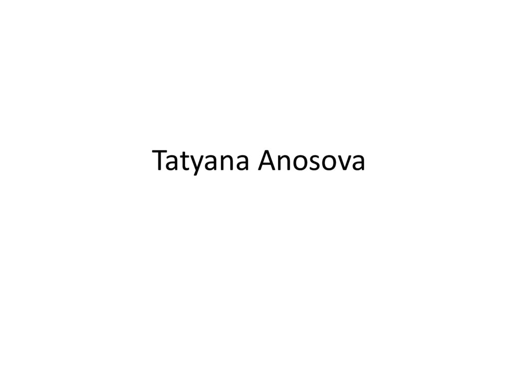 Tatyana Anosova
