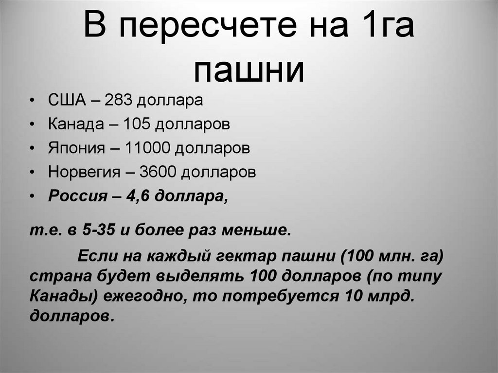 Десятина земли. 1 Га. Стоимость пашни 1 га. Прибыль с 1 га. Сколько стоит 1 гектар.