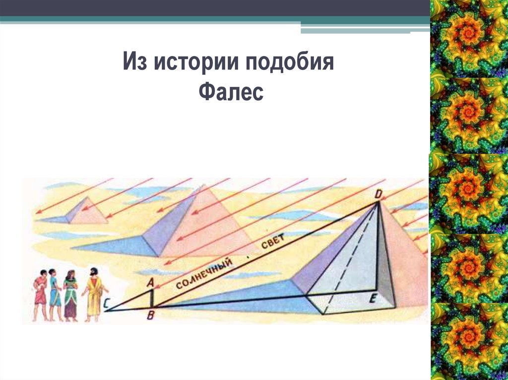 Подобие человека. Подобие в композиции. Подобие в истории. Подобие пирамид. Симметрия подобия.