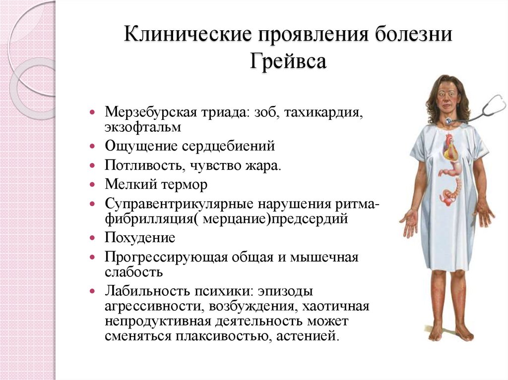 Симптомами заболевания являются. Болезнь Грейвса симптомы. Клинические проявления болезни. Гемические проявления заболевания. Диагностические критерии болезни Грейвса.