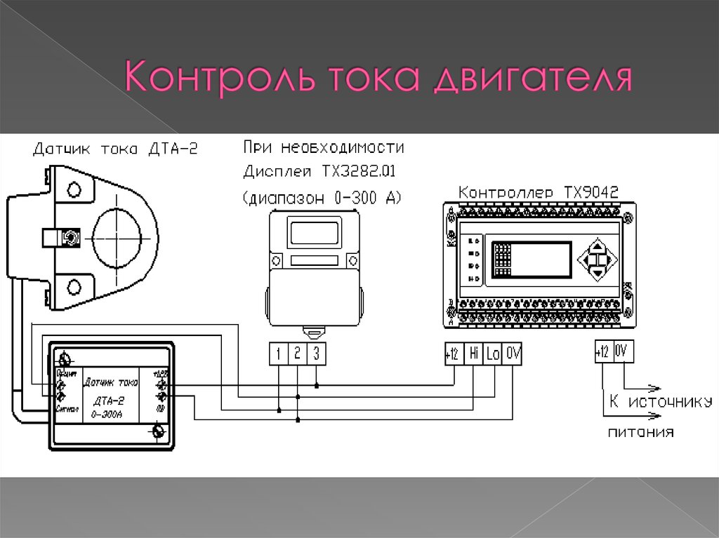 Контроль тока двигателя