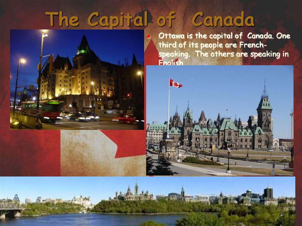 The Capital of Canada