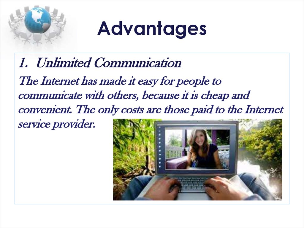 Advantages and Disadvantages of Internet - online presentation