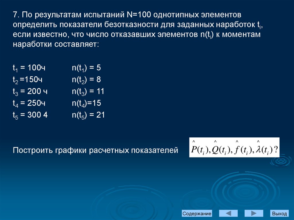 Определить 100. По результатам испытаний 100 однотипных элементов. Как определить число отказов элементов к моменту наработки. Независимые однотипные испытания. По результатам испытаний 100 однотипных элементов формула.