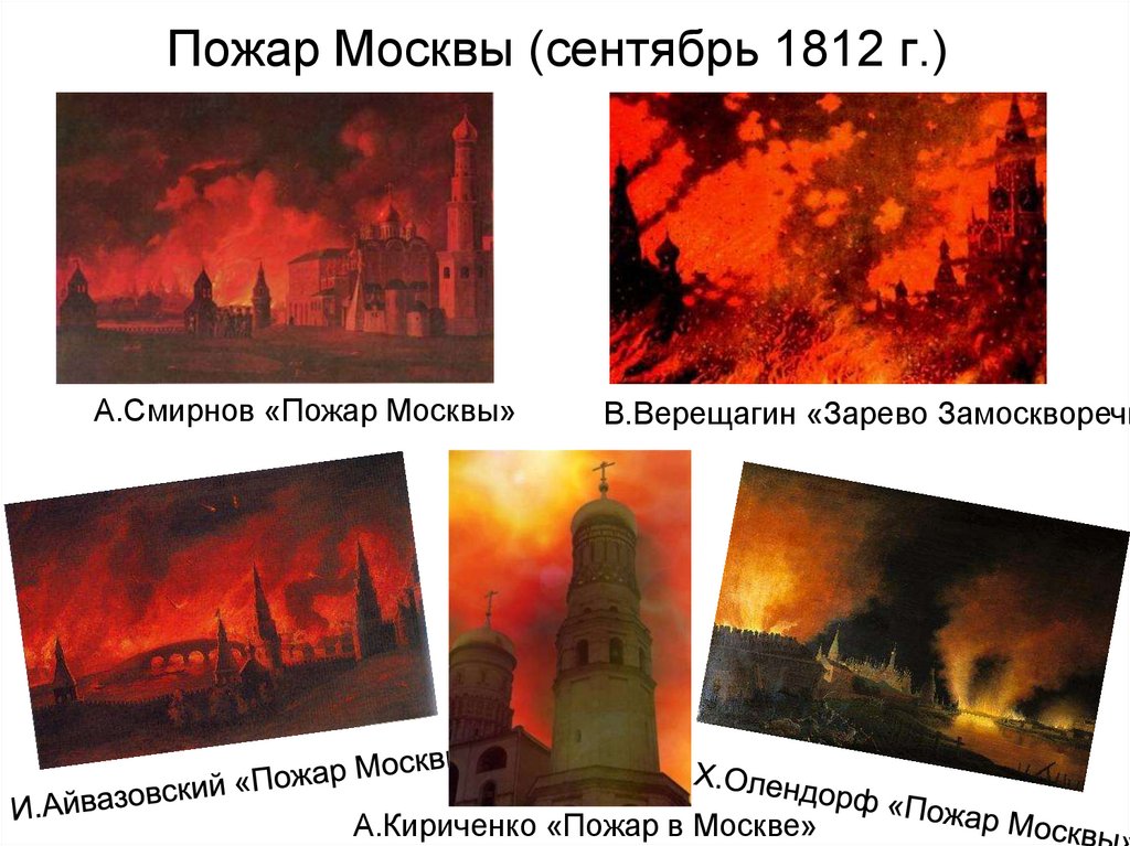 Пожар Москвы (сентябрь 1812 г.)