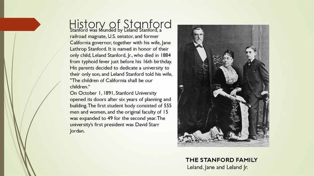 History of Stanford