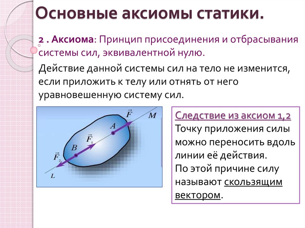 Аксиома наука. Аксиома 1 техническая механика. Первая Аксиома статики техническая механика. Четвертая Аксиома статики техническая механика. Сформулируйте первую аксиому статики.