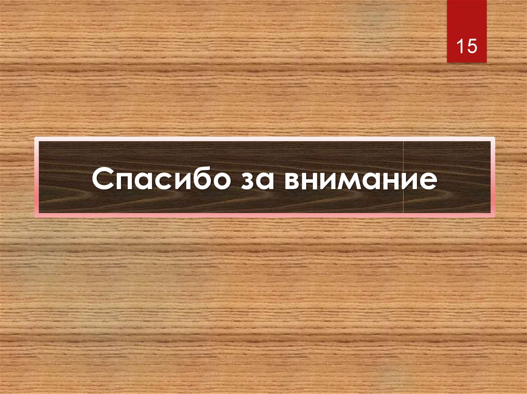 Спасибо за внимание